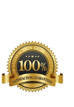 Responsive image 100% guarantee badge