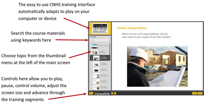 Responsive image of Training Interface 